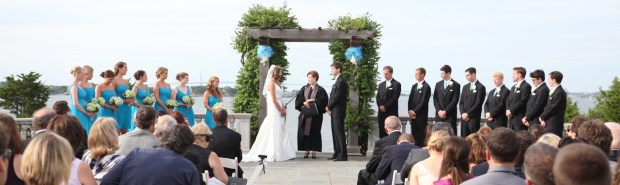 Rev. Amy Freedman Officiating Wedding Ceremony